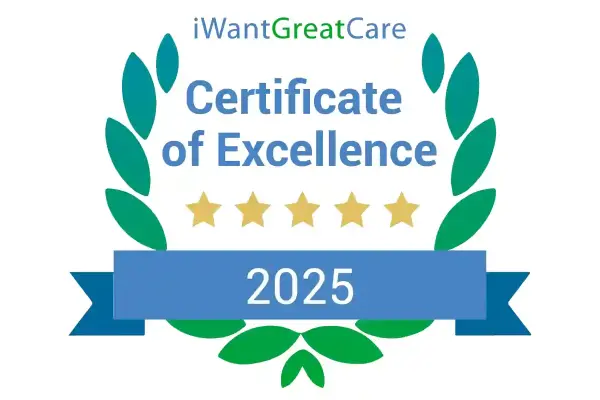 Image for article titled iWantGreatCare Certificate of Excellence Award